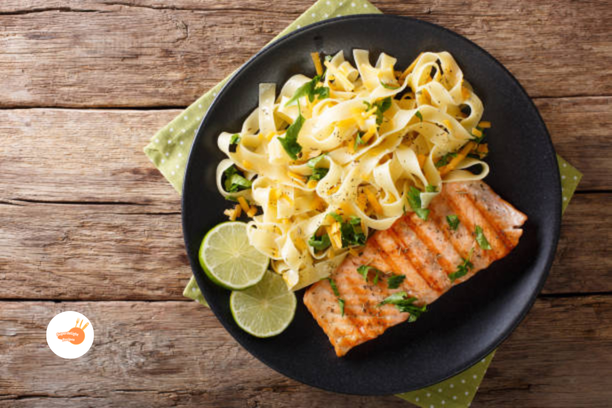 Salmon pasta recipe