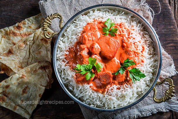 Slow cooker chicken tikka masala recipe with white rice