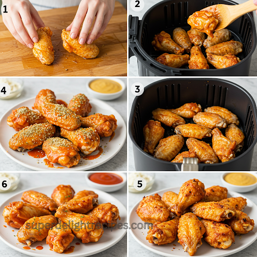 Air fryer Keto chicken wings